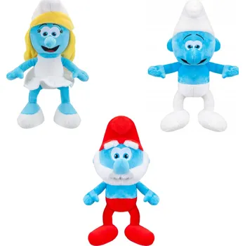 plyšák Mikro Trading Šmoulové plyšoví 32cm 3druhy 0m+ Barvy: bílá