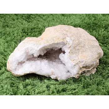 Drahý kámen Magieprirody.cz Křišťálová geoda 4.36 kg - 25x20x12 cm Brazílie #KRG31