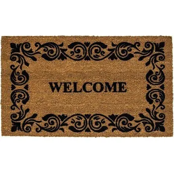 Rohožka Astra Coco Kokosová rohožka Design, 75 × 45 cm, Welcome 9119030004