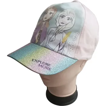 Kšiltovka Exity KFT Dívčí kšiltovka FROZEN ELSA A ANNA růžová Barva: Růžová, Velikosti: 54
