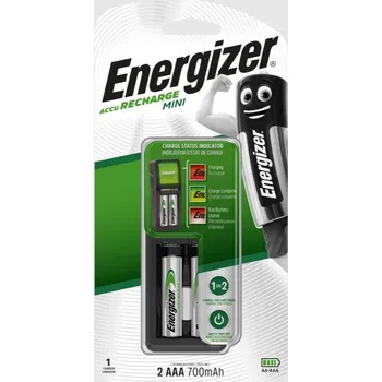 Článková baterie Energizer nabíječka - Mini AAA + 2AAA Power Plus 700 mAh