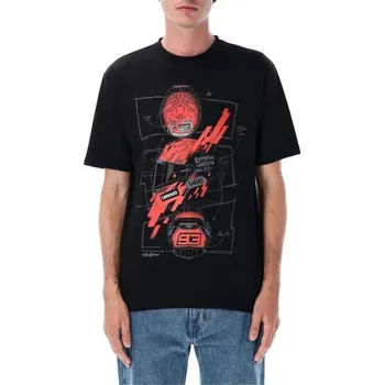 Pánské tričko Fanouškovské tričko Marc Marquez - helmet MotoGP L