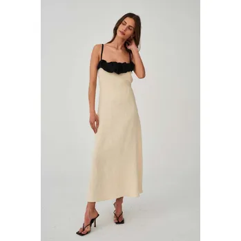 Dámské šaty Šaty Undress Code 554. béžová 08X, vel. XL