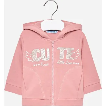 Kojenecká bunda Mikina MAYORAL růžová CUTE - 6 měsíců