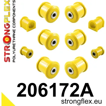 Silentblok nápravy 206172A: Strongflex Sada silentbloků předního zavěšení varianta SPORT 24mm
