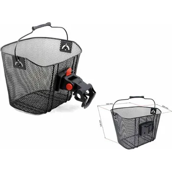 Řídítka Koš AO-QRB s držákem 25,4/31,8 mm černá