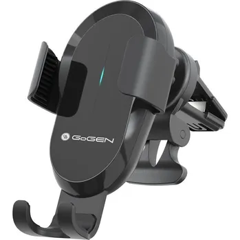 Držák na mobil GoGEN MCHG515WQ s bezdrátovým nabíjením 15W - černý