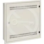 Solarix rozvaděč SOHO LC-18 do zdi s lištami 2U, 4U a 11U, 550x550x150mm, šedá RAL7035, s rámečkem k zazdění