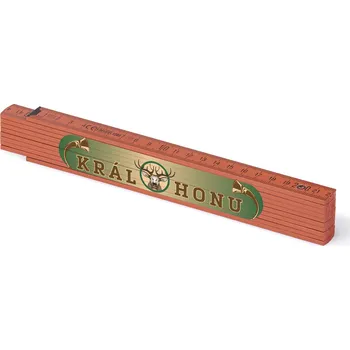 Metrie Block 52 skládací metr s potiskem 2 m, Král honu