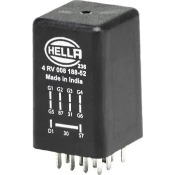 Zapalovací a žhavicí svíčka Řídicí jednotka, doba žhavení HELLA 4RV 008 188-521
