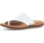 Kožené pantofle mezi prsty 03.700.21 Gabor bílá Barva: weiss, Velikost: 36