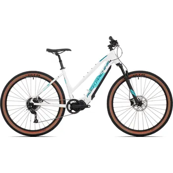 Elektrokolo Rock Machine Torrent INT e30-29 Lady 504 Wh 29“ Gloss White/Petrol/Neon Cyan 2025 L