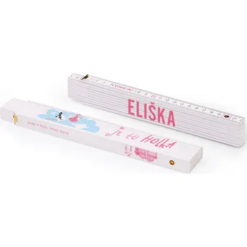 dětský metr Metrie Block-52 skládací metr s vlastním potiskem 2 m