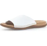 Dámské kožené pantofle 03.705.21 Gabor bílá Barva: weiss, Velikost: 39