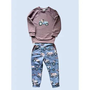 Mischudesign Tepláková souprava Pejsek a traktor Velikost: 104