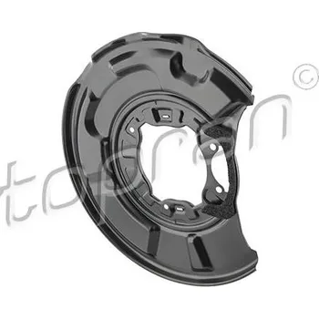 Brzdový kotouč Ochranný plech proti rozstřikování, brzdový kotouč TOPRAN 409 512