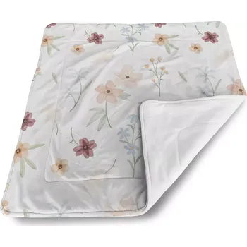 deka Sablio Dětská deka pro miminko Romantické květy - 80x100 cm