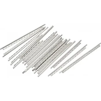 Příslušenství ke stanu sourcing map Ukulele Fret Cable Fingerboard 18 pražec 1,6mm Silver Tone pro výměnu hmatníku, balení