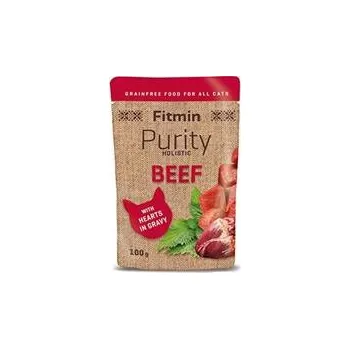 Krmivo pro kočku Fitmin cat Purity hovězí se srdíčky kapsa 100g