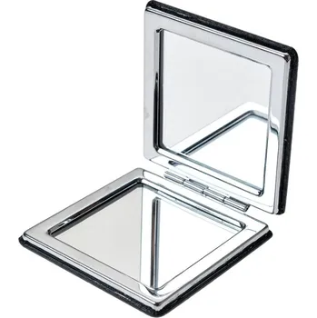 Kosmetické zrcátko Černé příruční zrcátko do kabelky se včelkou - 6*6 cm