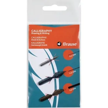 Speciální výtvarná barva Brause 16503B Kaligrafický hrot 0,2 mm-0,5 mm-2,5 mm 3 ks