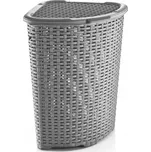 Rohový koš na prádlo Katex béžový 60 l