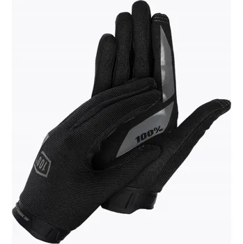 Cyklistické rukavice Dámské rukavice 100% Ridecamp černé, velikost M