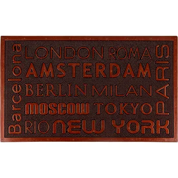 ROHOŽKA GUMOVÁ OBDÉLNÍKOVÁ 60x40cm CITIES