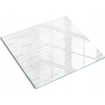 Obraz Odolná a stylová kuchyňská skleněná deska s motivem cihlové zdi 60x52 cm