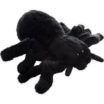 plyšák Lamps Plyšový pavouk černý 14 cm Eco-friendly