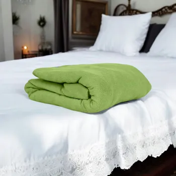 Prostěradlo PROSTĚRADLO JERSEY S GUMOU 70x180 ZELENÉ HRÁCH