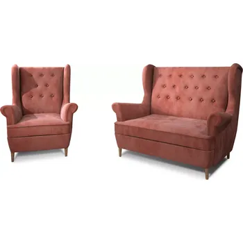 Sedací souprava Sedací souprava AROS 2+1 Kronos 29 růžová