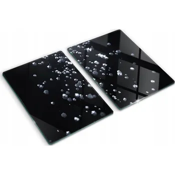 Obraz Dvě dekorativní kuchyňské desky z Tvrzené Sklo S Potiskem, 2x40x52 cm