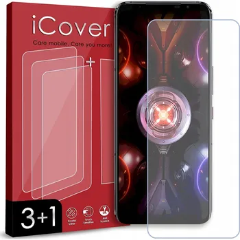 Pouzdro na mobilní telefon 3+1 HYBRIDNÍ SKLO RYCHLÁ OCHRANA OBRAZOVKY PRO ASUS ROG PHONE 5S PRO