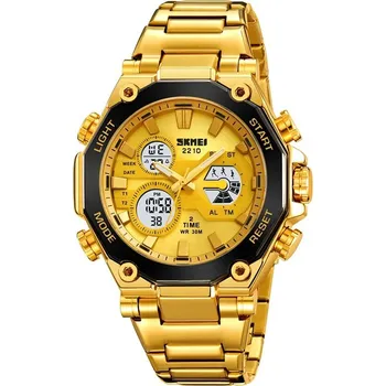 Hodinky Pánské hodinky / SKMEI / náramek / digitální / stříbrné černé zlaté