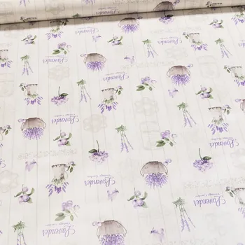 ubrus Bonita PVC ubrus s textilním podkladem A43/01 levandule/fialový 140 cm metráž