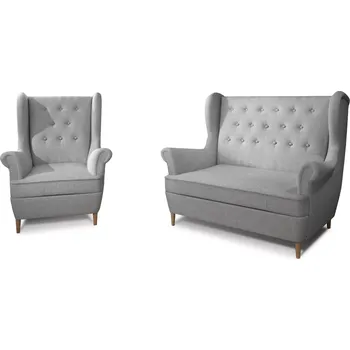 Sedací souprava Sedací souprava AROS 2+1 Sawana 21 šedá