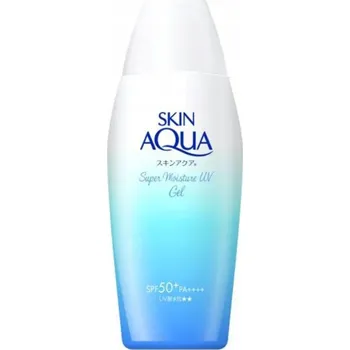 Přípravek na opalování Gel UV ochrana na obličej Rohto Skin Aqua UV Super Moisture Gel 50 SPF na den 110 ml