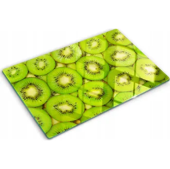 Obraz Skleněná dekorativní deska s grafikou Na Servírování Jednohubek Kiwi 80x52 cm