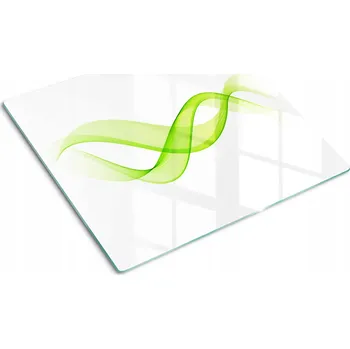 Obraz Kuchyňská Multifunkční Dekorativní Deska z Tvrzeného Skla Barevné vlny 60x52 cm