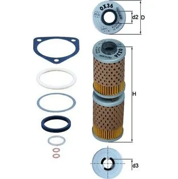 Olejový filtr Olejový filtr KNECHT OX 36D