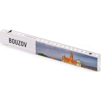 Metrie Block 52 skládací metr s potiskem 2 m, Hrad Bouzov