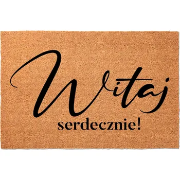 KOKOSOVÁ VSTUPNÍ ROHOŽKA 40X60 cm - STYLOVÁ DEKORACE S VTIPNÝM POTISKEM