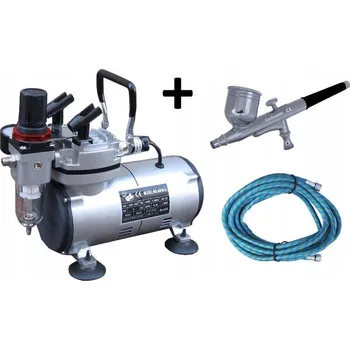 Kompresor Mini pístový kompresor + aerograf BD130 0,3 mm hadice