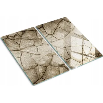 Obraz Skleněné Dekorativní Desky Na Servírování Jednohubek Kamenná zeď 2x30x52 cm