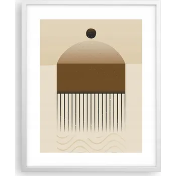 Obraz Obraz plakát na zeď v bílém rámu 40x50 abstrakce plakáty do obýváku