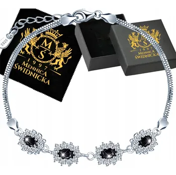 Náramek Stříbrný náramek 925 Celebritka k výročí Stříbro