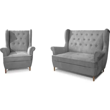 Sedací souprava Sedací souprava AROS 2+1 Monolith 84 šedá