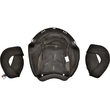 Helma na motorku CASSIDA lícnice a klobouk pro přilby Oxygen 2.0 černá/šedá - XS