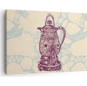 Obraz Obraz na plátně do obýváku ložnice 70x50 džbán fotka obrazy na zeď